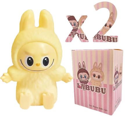 Glowing Night Light labufufu - Cute Glowing Anime Bedside Lamp, Kids Room Decor Mood Lighting，Children's Gift