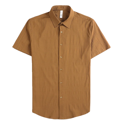 Plus Size 4XL-M Luxury Summer Fashion Striped Shirts Men's Short Sleeved Slim Fit Casual Business Shirt 2024 New Club Outfits