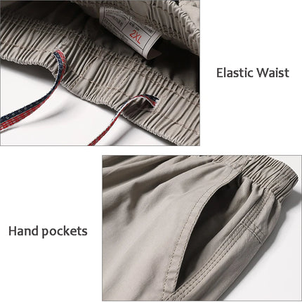Men's Cargo Pants Summer Spring Cotton Work Wear New In Large Size 6XL Casual Climbing Joggers Sweatpants Hombre Autumn Trousers