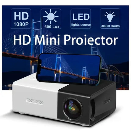 YG300 PRO Mini HD Outdoor Projector Home theater Projector Mini Portable YG300 LED Children's Projector Mobile Video project