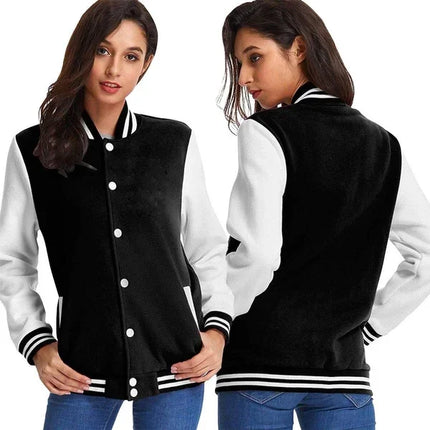 New Hot the Vampire Diary Printing Baseball Uniform Jacket Men Women Y2k Hip Hop Clothing Fleece Warm Sportswear Oversized Coat