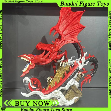 32CM Yu-Gi-Oh Figure Slifer the Sky Dragon Anime Duel Monsters Action Figurine LEGION PVC Gk Statue Model Doll Collection Toys