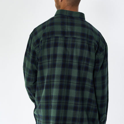 Shirt flanel Check - Mallard Green