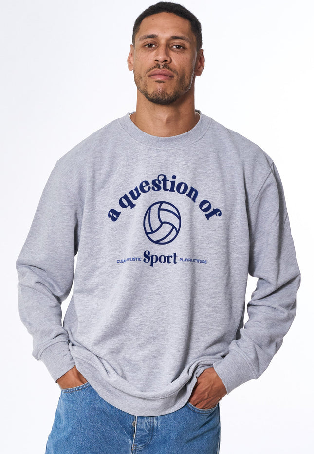 Sweat Flock - Grey Melange