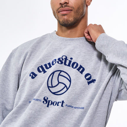 Sweat Flock - Grey Melange