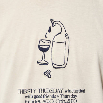 Tee Print Emb - Angora