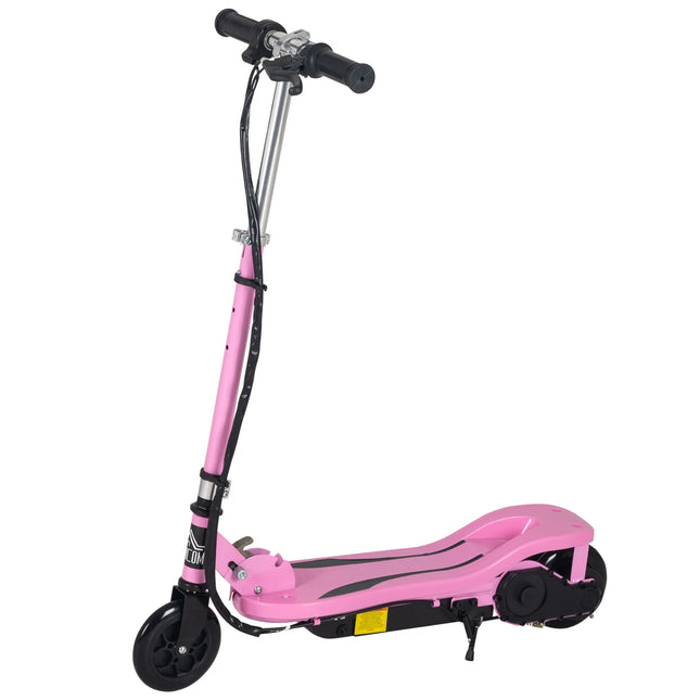 HOMCOM 82-93 cm adjustable 7-14 years old kids folding electric scooter