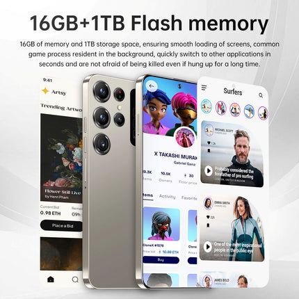 Hot Selling S25 ultra Smartphones for S25 ultra 16G+1TB 5G Dual SIM Cellphone Mobile Phone Android 14 S25 ultra