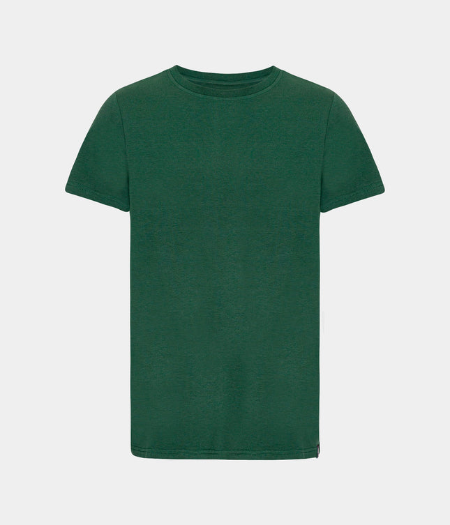 Grøn crew neck bambus T-shirt