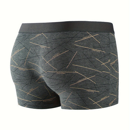 Random 10pcs Men's Antibacterial Underwear, Casual Boxer Briefs Shorts, Breathable Comfy Stretchy Boxer Trunks, Sports Shorts