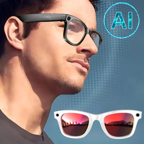 New Arrival AI Translation Smart Wearable Glasses 2025 Camera Video Android Touch Control AI Voice Activated W610 Smart Glasses