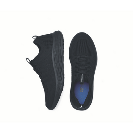 EVERLIGHT CE WOMENS BLACK Black Slip Resistant Comfortable Women's Trainer for Work