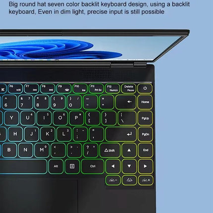 Oem Odm Cheap Sale 14Inch Laptop M2 256Gb 512Gb 1Tb 2Tb Ssd Intel N95 4500Mah Battery Bt 4.2 Black Transparent Business Laptop