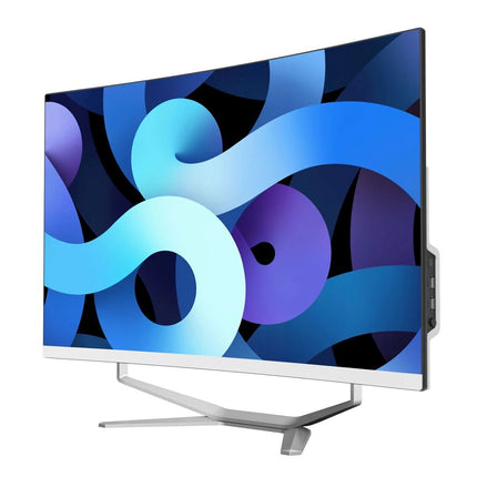 24"27"32" All in One Pc Intel Core I7 I5 I3 8gb Ram 256GB SSD 1920*1080p HD Led Curve Screen Monoblock Computer