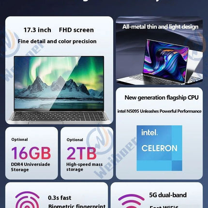 Brand New Wholesale Ram Ddr4 Brand New 17 Inch Intel N5095 Office 16gb Low Price Windows 11 Pro Bulk Purchase Gaming Laptop