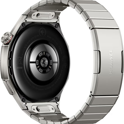 Huawei Watch GT 5 Pro - 46 mm - titanium - smart watch with strap - fluoroelastomer - wrist size: 140-210 mm - display 1.43" - NFC, Bluetooth - 81 g - black