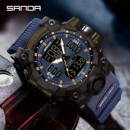 Fashion Men's Waterproof Multi Functional Watch