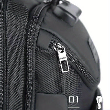 New Crossbody Sling Bag Waterproof Anti-Scratch Shoulder Bag For Men, Large Capacity Chest Bag, Casual Versatile Multi Functional For Outdoor Travel