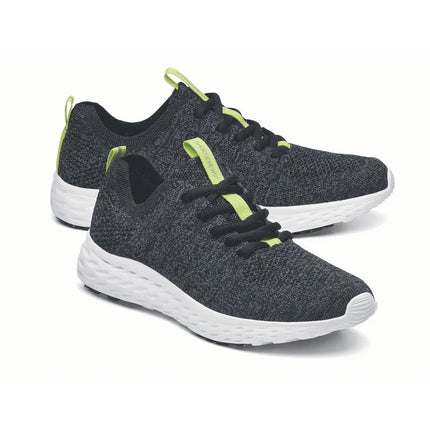 EVERLIGHT ECO MENS BLACK/GREY Black/Grey Slip Resistant Eco Friendly Comfortable Men's Trainer for Work