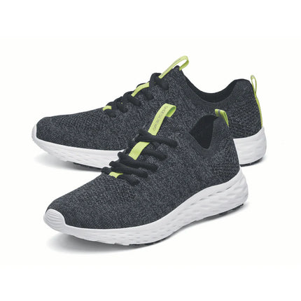 EVERLIGHT ECO MENS BLACK/GREY Black/Grey Slip Resistant Eco Friendly Comfortable Men's Trainer for Work