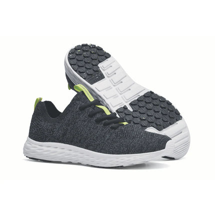 EVERLIGHT ECO MENS BLACK/GREY Black/Grey Slip Resistant Eco Friendly Comfortable Men's Trainer for Work