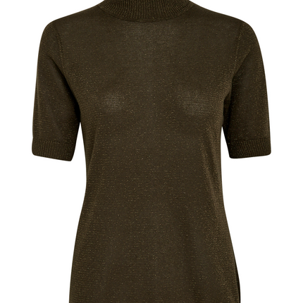 MSLima Roll Neck Knit - Brun