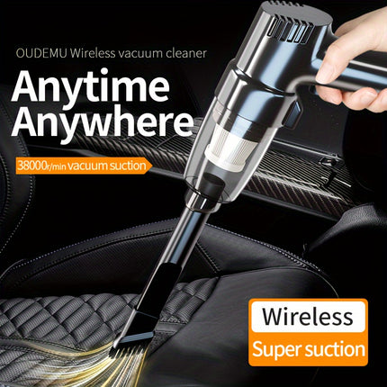 Wireless car-mounted high-power car home dual-purpose indoor super-suction portable vacuum cleaner