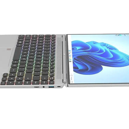 2025 Brand New 14 Inch N95 Oem Yoga 360 Degree Rotating Rgb Keyboard Win 11 Ram 32Gb 2 in 1 Tablet Business Touch Screen Laptop