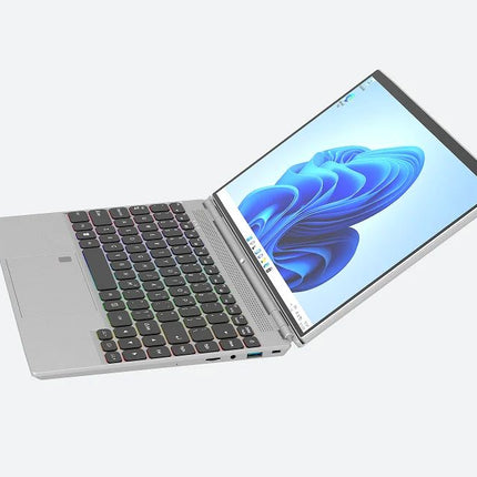 2025 Brand New 14 Inch N95 Oem Yoga 360 Degree Rotating Rgb Keyboard Win 11 Ram 32Gb 2 in 1 Tablet Business Touch Screen Laptop