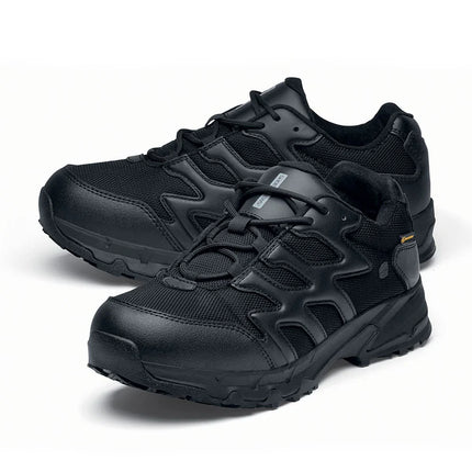 CARRIG LOW O6 FO HI CI SR ESD LG Black Comfortable Slip Resistant Metal Free CE Certified Waterproof Work Shoe