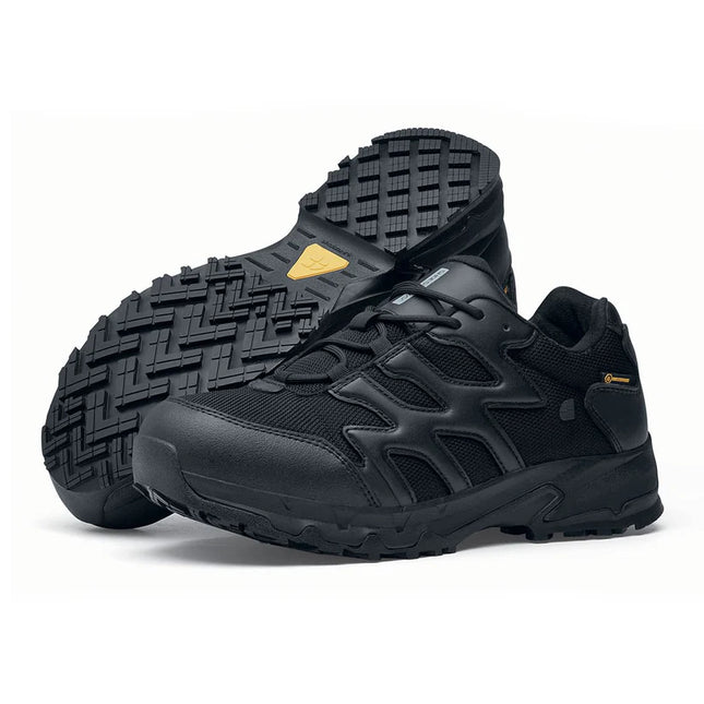 CARRIG LOW O6 FO HI CI SR ESD LG Black Comfortable Slip Resistant Metal Free CE Certified Waterproof Work Shoe