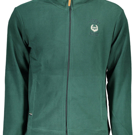 GIAN MARCO VENTURI SWEATSHIRT WITH ZIP MAN GREEN-0