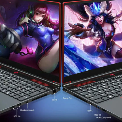16 Inch Core I9 Gaming Fingerprint Laptop Win10/11 Laptop Computer with Discrete Graphics Card for Personal