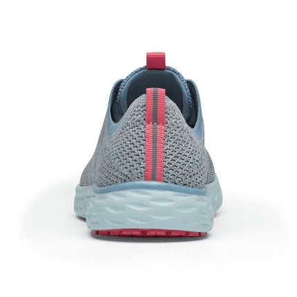 EVERLIGHT WOMENS - GRAY/BLUE/CORAL Grey & Blue Slip Resistant Comfortable Women's Trainer for Work