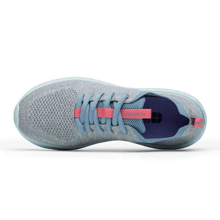 EVERLIGHT WOMENS - GRAY/BLUE/CORAL Grey & Blue Slip Resistant Comfortable Women's Trainer for Work