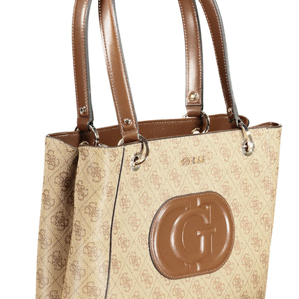 GUESS JEANS WOMEN'S BAG BEIGE-2