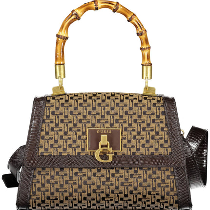GUESS JEANS BROWN WOMEN'S BAG-0