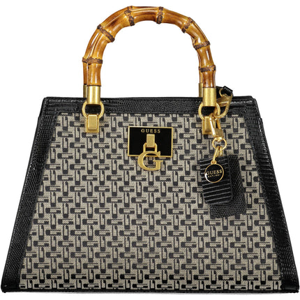 GUESS JEANS BLACK WOMEN'S BAG-0