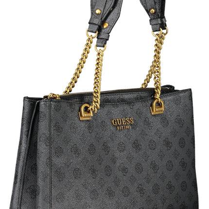 GUESS JEANS BLACK WOMEN'S BAG-1