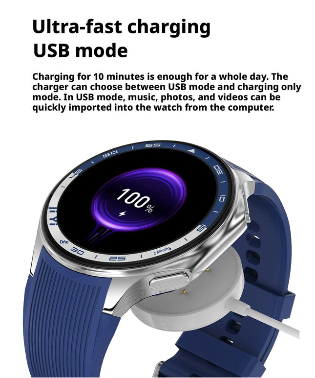 2025 Hot Release Dt Smart Watch X Big AMOLED Screen 44-49mm BT Call Music Playback Wireless Charger IP67 Compatible Android