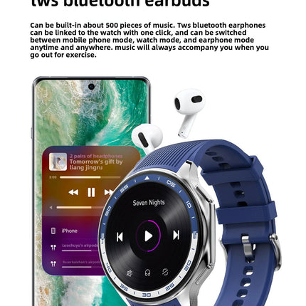 2025 Hot Release Dt Smart Watch X Big AMOLED Screen 44-49mm BT Call Music Playback Wireless Charger IP67 Compatible Android