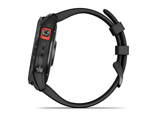 Garmin fenix 7X Solar - 51 mm - slate grey - sports watch with band - silicone - black - wrist size: 127-210 mm - display 1.4" - 16 GB - Bluetooth, Wi-Fi, ANT+ - 96 g