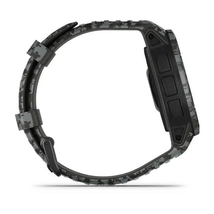 Garmin Instinct 2 - Camo Edition - 45mm - graphite camo - sports watch with band - silicone - wrist size: 135-230mm - monochrome - 32MB - Bluetooth, ANT+ - 52g