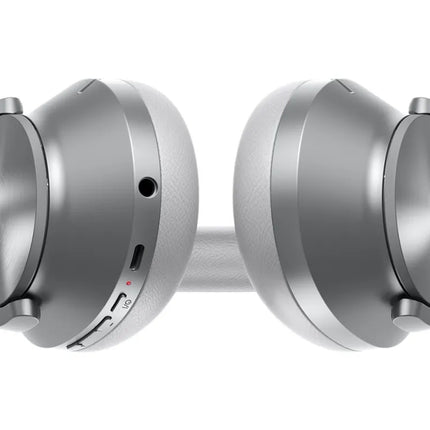 Technics EAH-A800E - Headphones with Mic - Full Size - Bluetooth - Wireless, Wired - Active Noise Cancellation - 3.5mm Jack - Silver