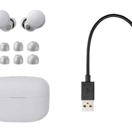 Sony LinkBuds S - True Wireless Earbuds with Mic. - In-ear - Bluetooth - Active noise cancellation - White