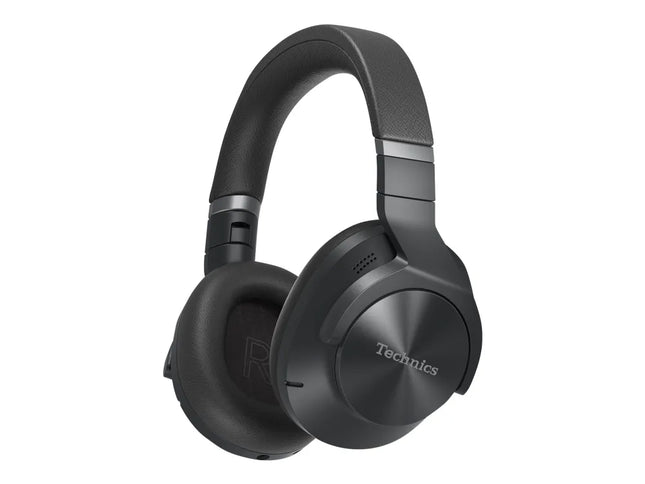 Technics EAH-A800E - Headphones with Mic - Full Size - Bluetooth - Wireless, Wired - Active Noise Cancellation - 3.5mm Jack - Black