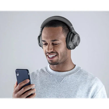 Technics EAH-A800E - Headphones with Mic - Full Size - Bluetooth - Wireless, Wired - Active Noise Cancellation - 3.5mm Jack - Black