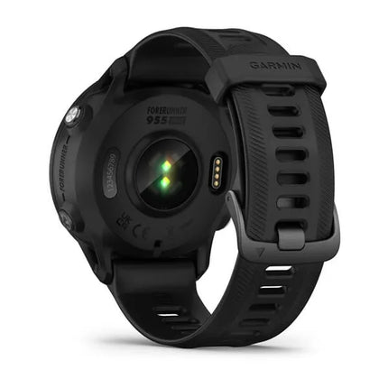 Garmin Forerunner 955 Solar - Sports watch with strap - silicone - wrist size: 130-220 mm - display 1.3" - 32 GB - Bluetooth, Wi-Fi, ANT+ - 53 g - whitestone