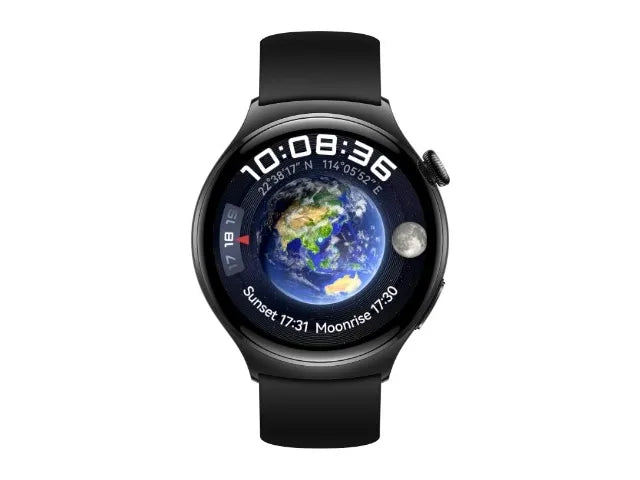 Huawei Watch Ultimate - Smart watch with strap - Hydrogenated Nitrile Butadiene Rubber (HNBR) - wrist size: 140-210 mm - display 1.5" - NFC, Bluetooth - 76 g - expedition black