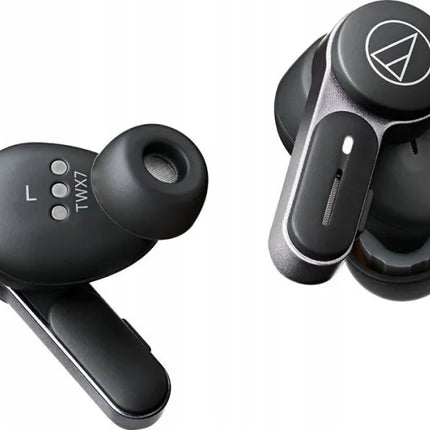 Audio-Technica ATH-TWX7 - True Wireless Earbuds with Mic. - in-ear - Bluetooth - active noise cancellation - ash black